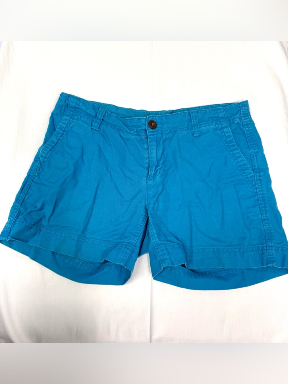 The North Face Linen Blend Chino Shorts Blue Women’s Size 4